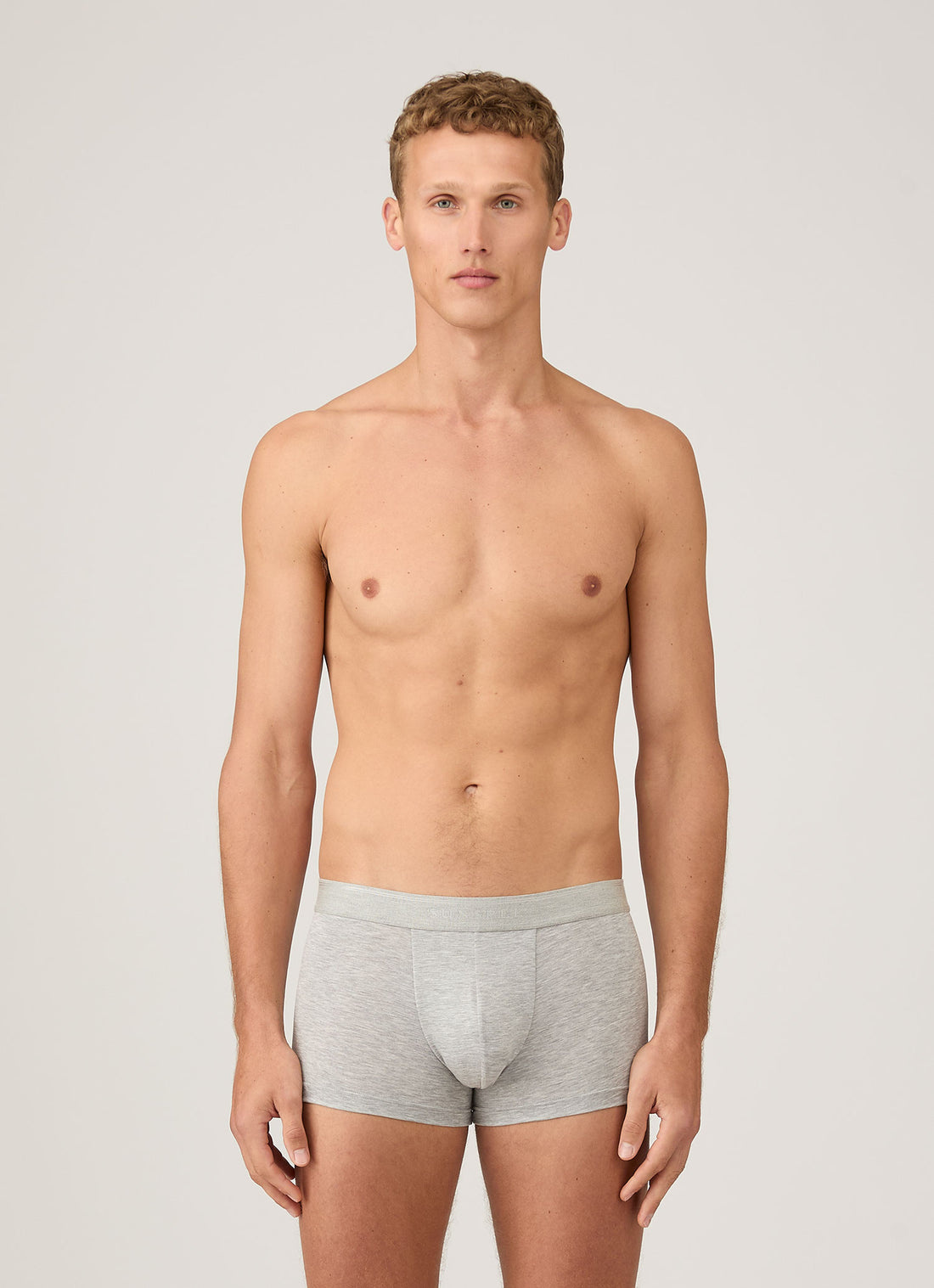 Men's Tencel™ Trunks in Grey Melange