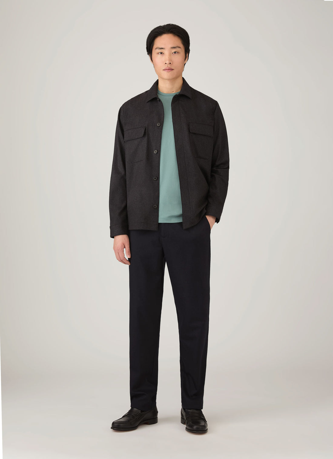 Men's Classic T-shirt in Steel Green