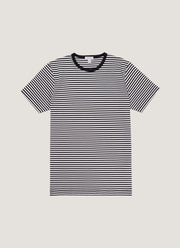 Men's Classic T-shirt in Navy/White English Stripe