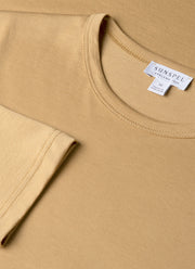 Men's Long Sleeve Classic T-shirt in Tan
