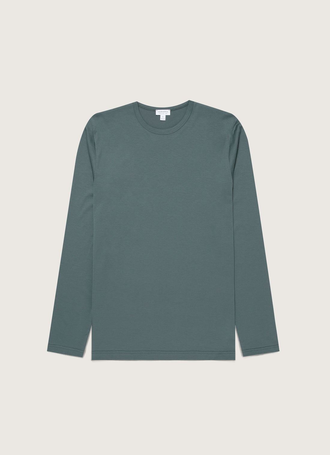 Men's Long Sleeve Classic T-shirt in Dark Petrol