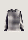 Navy/Ecru Breton Stripe