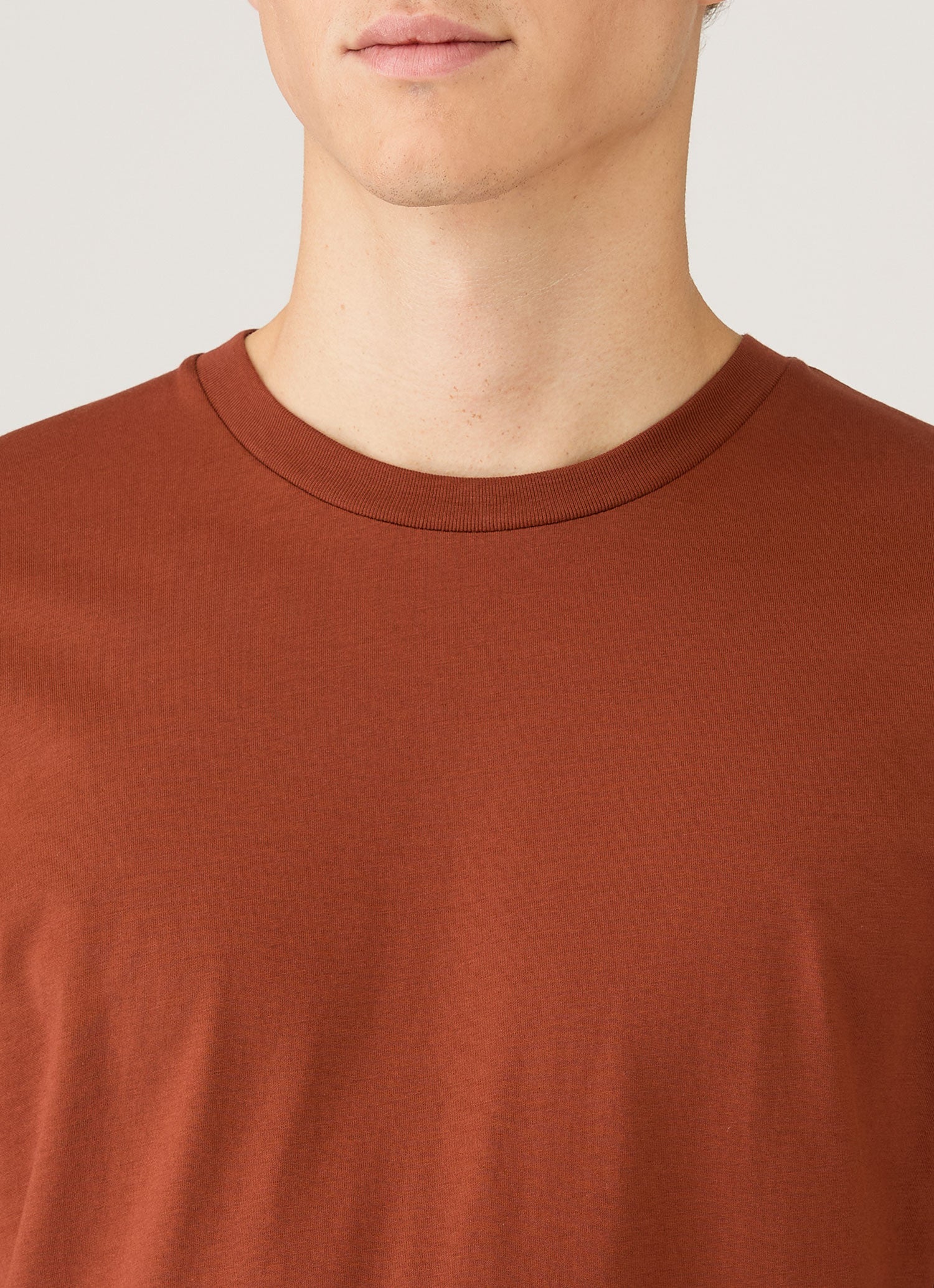 Men's Riviera Midweight T-shirt in Rust