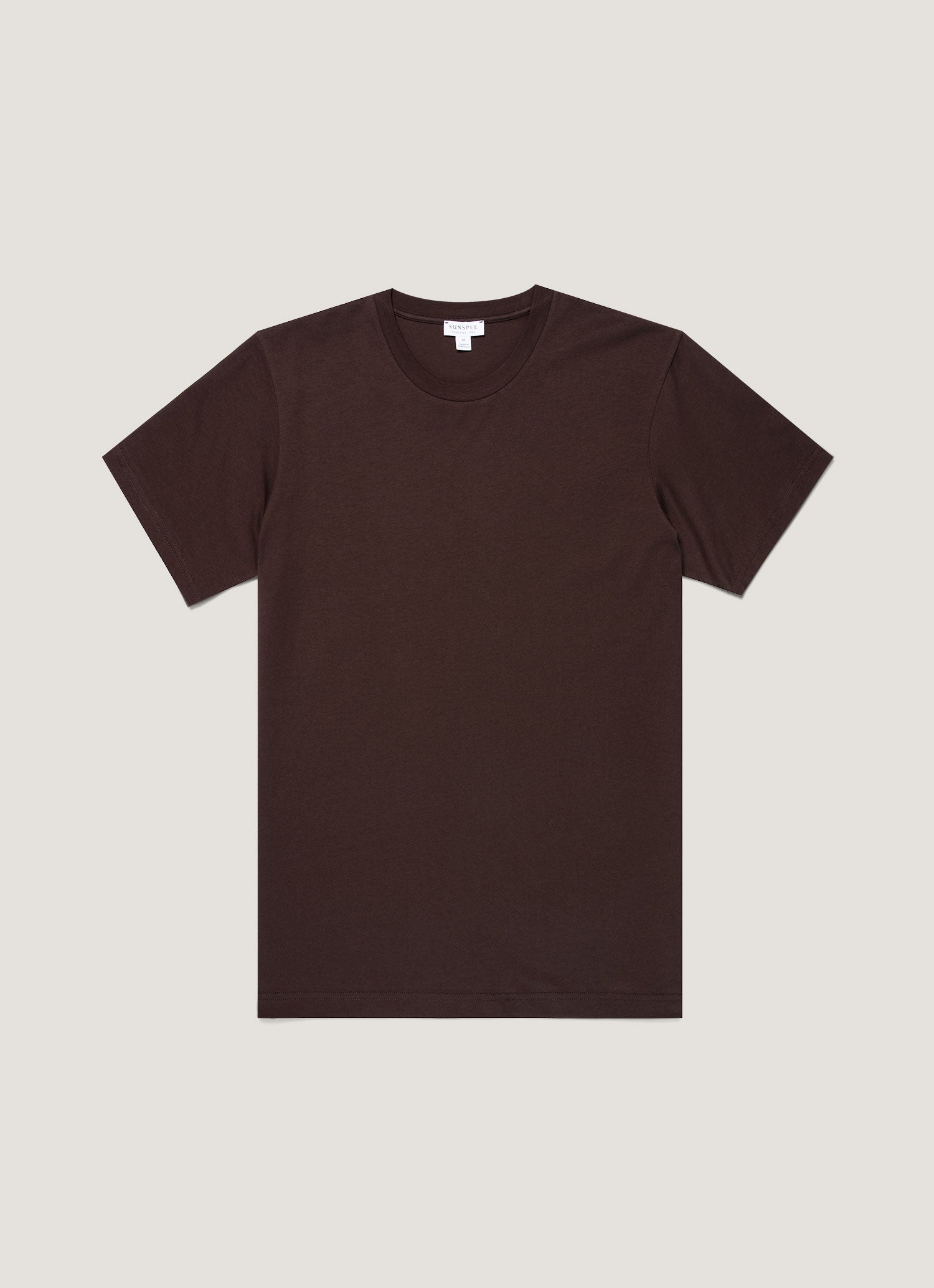 Men's Riviera Midweight T-shirt in Dark Chocolate