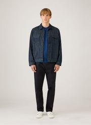 Men's Riviera Midweight T-shirt in Real Indigo