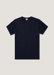 Men's Riviera Midweight T-shirt in Midnight Navy