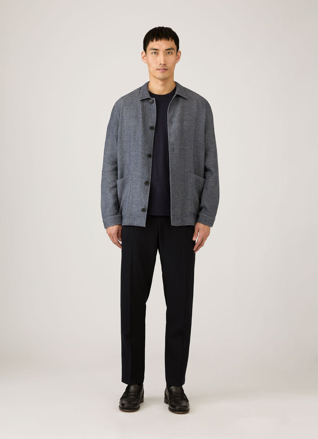 Men's Riviera Midweight T-shirt in Midnight Navy