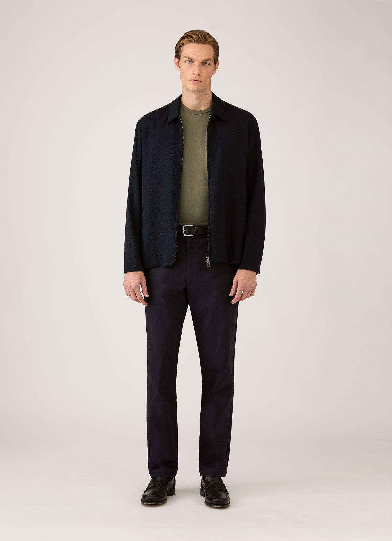 Men's Riviera Midweight T-shirt in Khaki