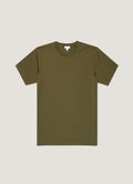 Men's Riviera Midweight T-shirt in Deep Olive
