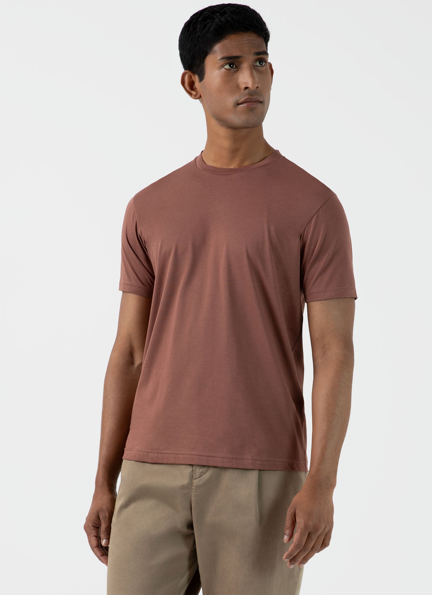 Men's Riviera Midweight T‑shirt in Brown