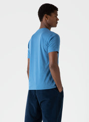 Men's Riviera Midweight T-shirt in Blue Jean