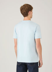 Men's Riviera Midweight T-shirt in Frost Blue