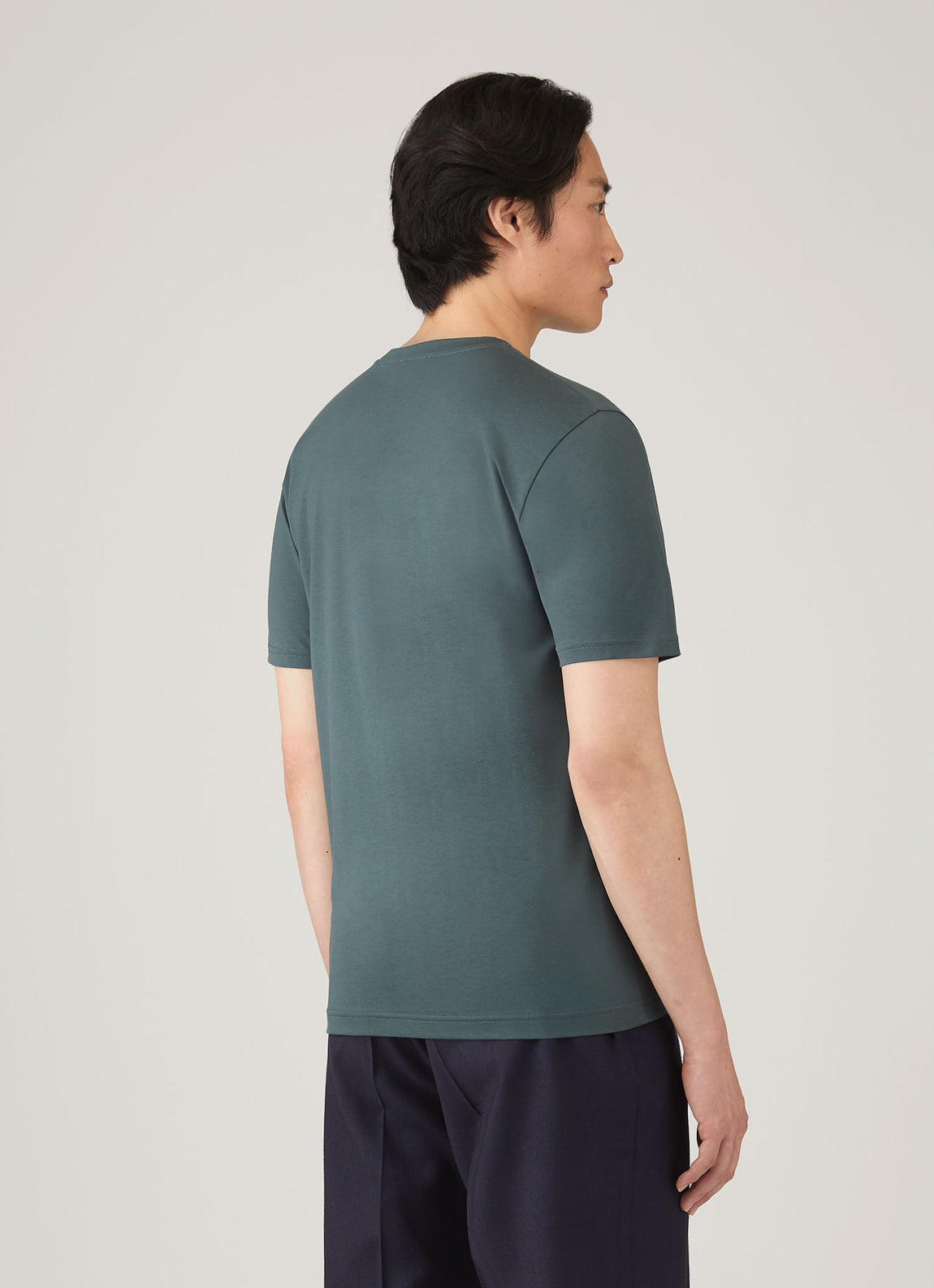Men's Riviera Midweight T-shirt in Dark Petrol