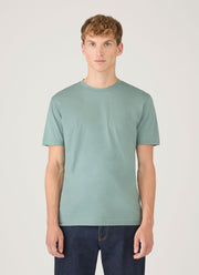 Men's Riviera Midweight T-shirt in Steel Green