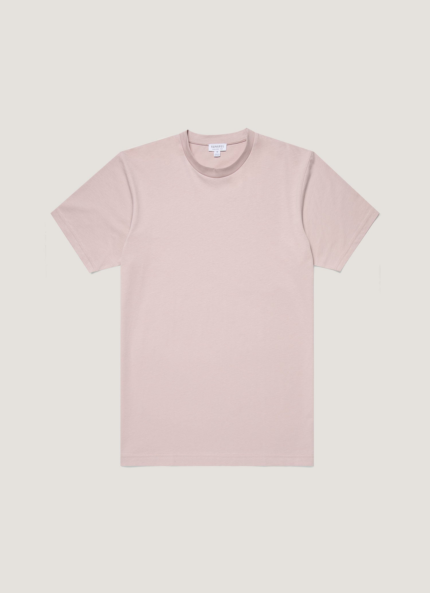 Men's Riviera Midweight T‑shirt in Pale Pink