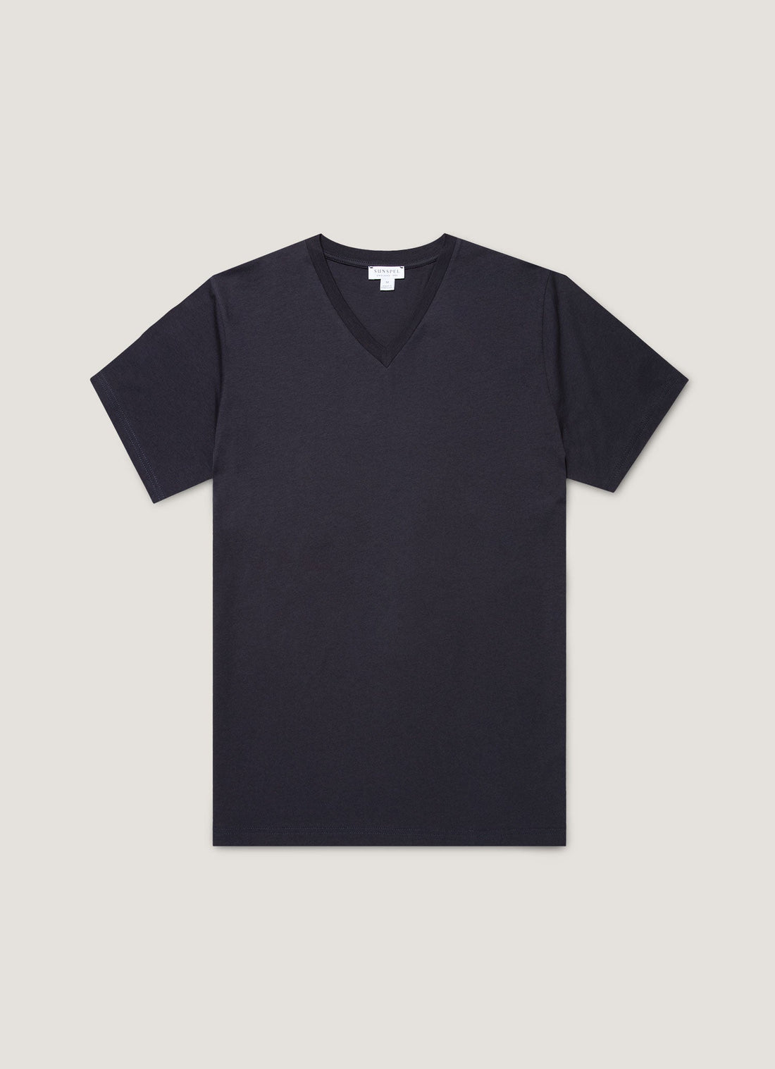 Men's Riviera Midweight V‑neck T‑shirt in Navy