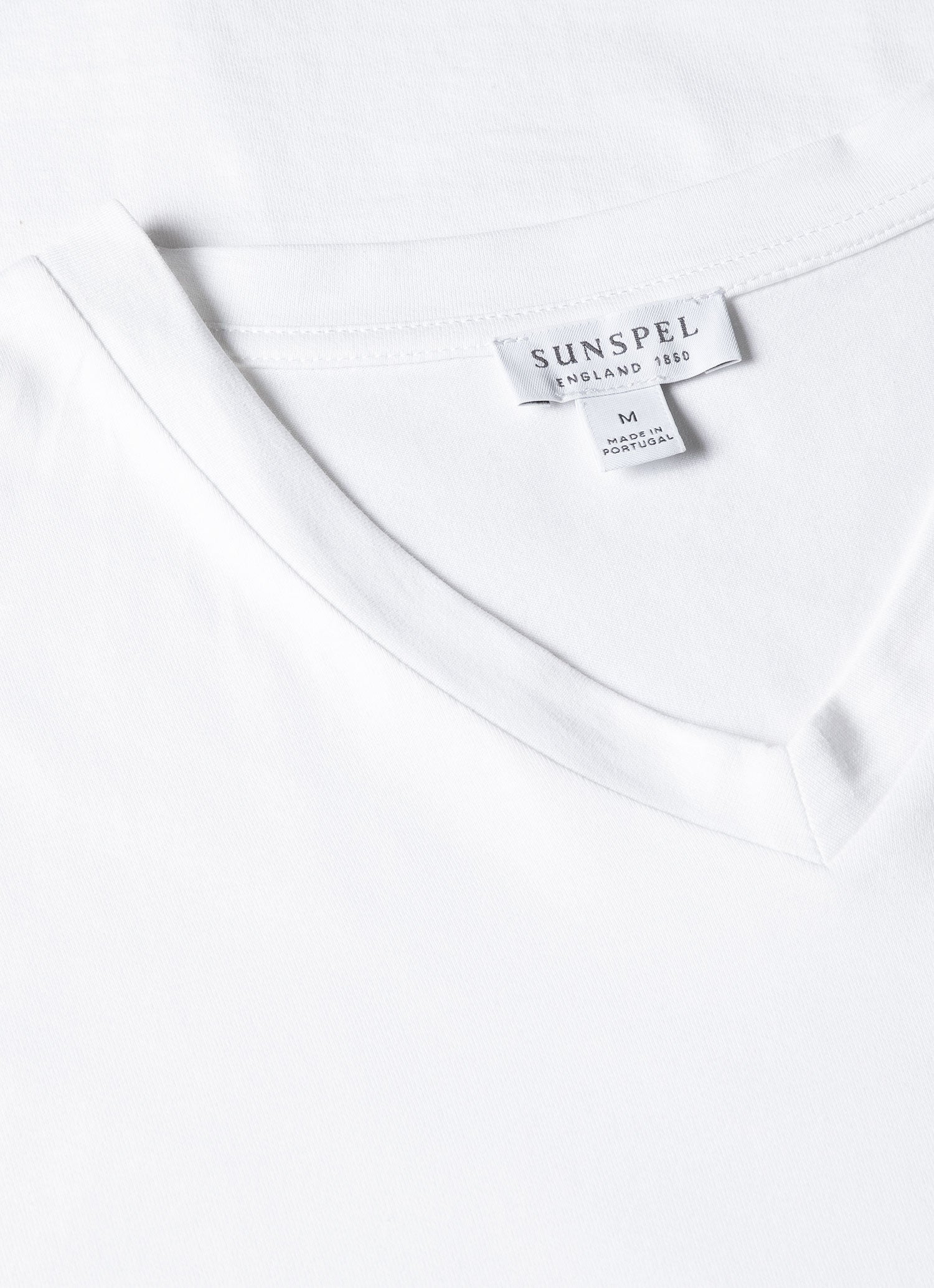 Men's Riviera V Neck T-shirt in White