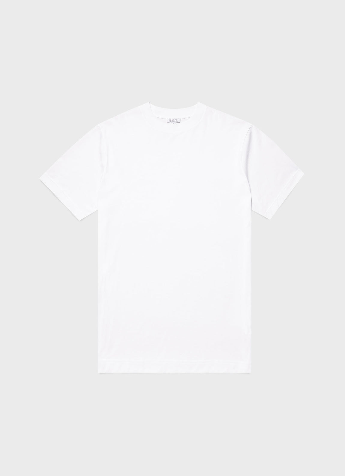 Men's Mock Neck T-shirt in White