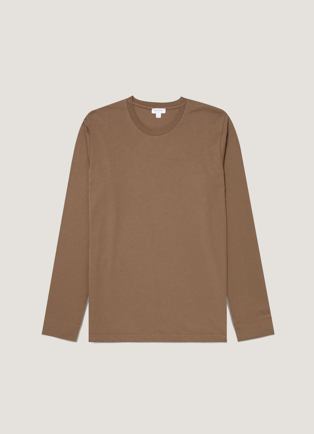 Men's Long Sleeve Riviera Midweight T‑shirt in Dark Cedar