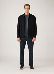 Men's Long Sleeve Riviera Midweight T‑shirt in Slate Blue