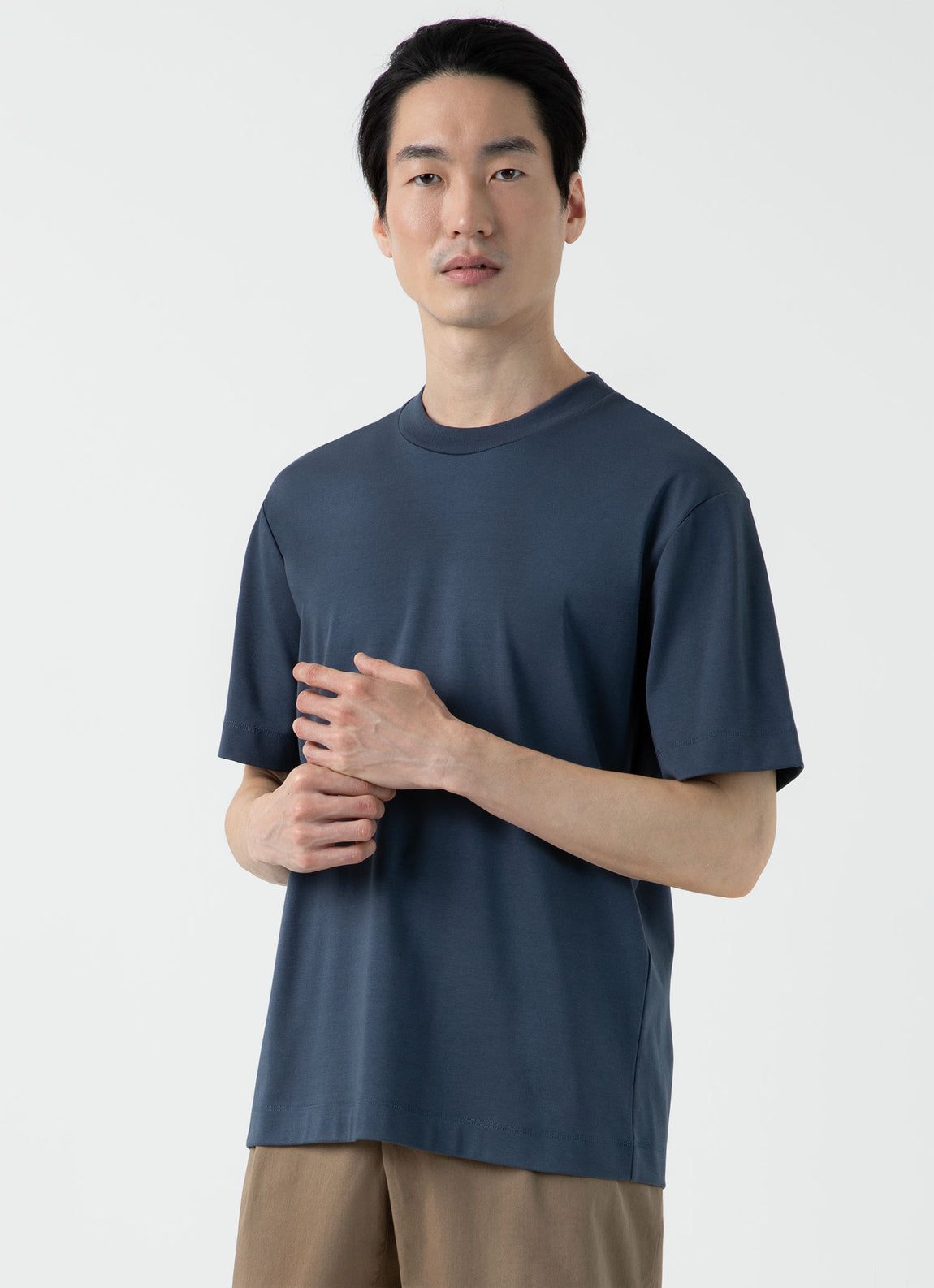 Men's Relaxed Fit Heavyweight T-shirt in Slate Blue