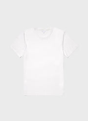 Men's Silk Cotton T-shirt in White