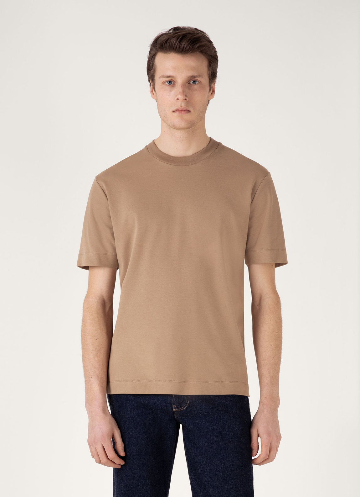 Men's Relaxed Fit Heavyweight T-shirt in Dune