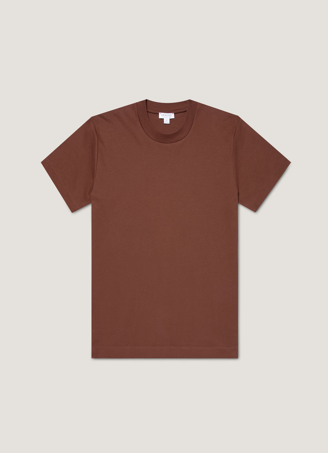 Men's Relaxed Fit Heavyweight T-shirt in Conker Brown