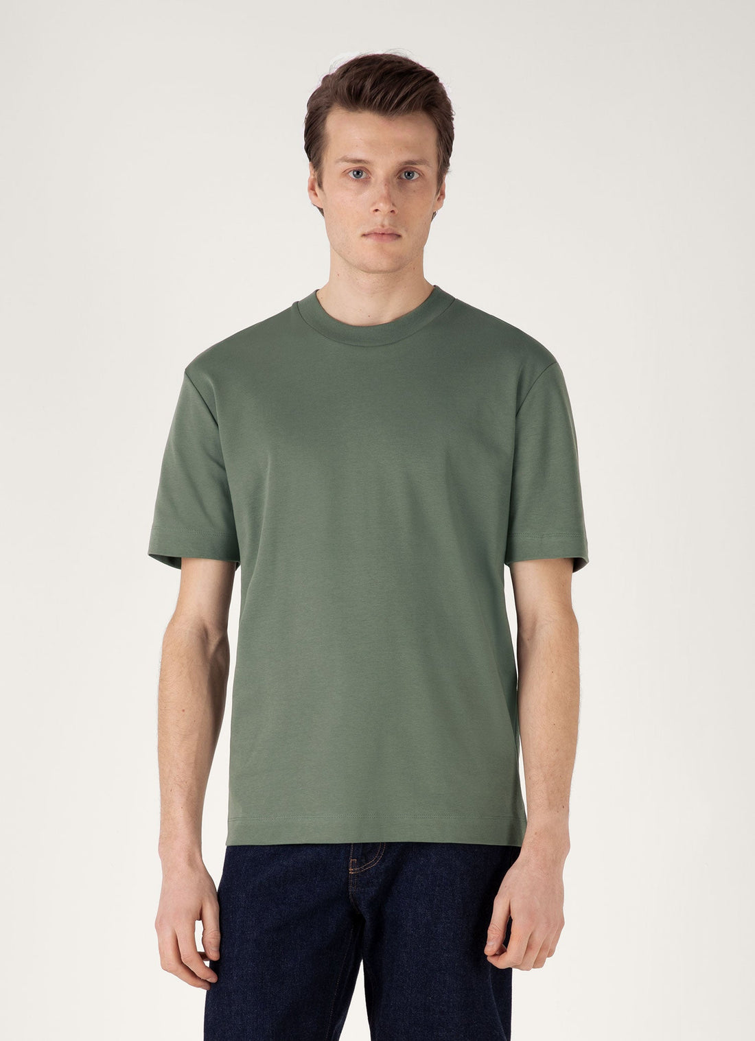 Men's Relaxed Fit Heavyweight T-shirt in Dusk Green