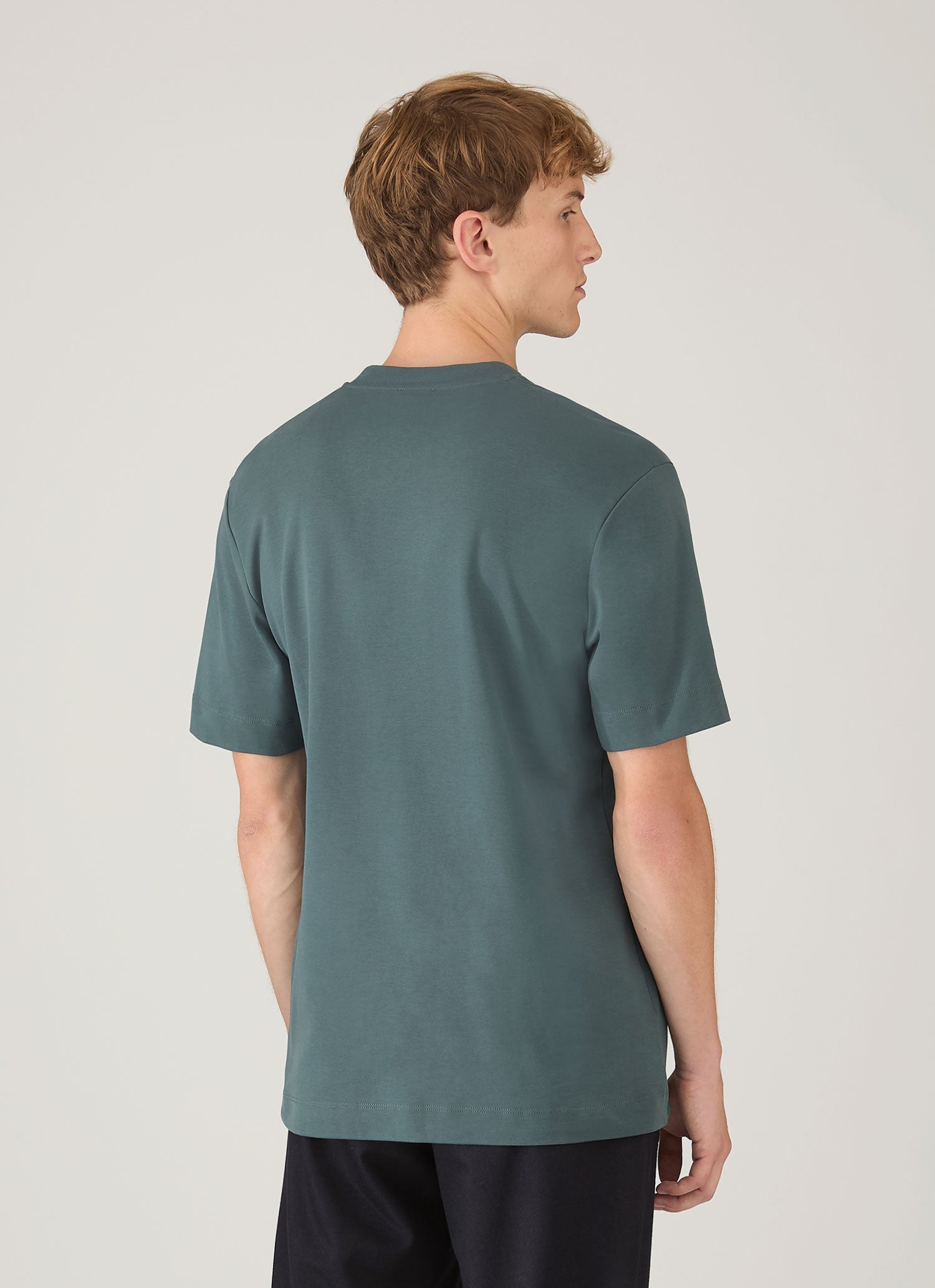 Men's Relaxed Fit Heavyweight T-shirt in Dark Petrol