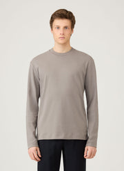 Men's Long Sleeve Heavyweight T-shirt in Iron Grey