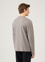 Men's Long Sleeve Heavyweight T-shirt in Iron Grey