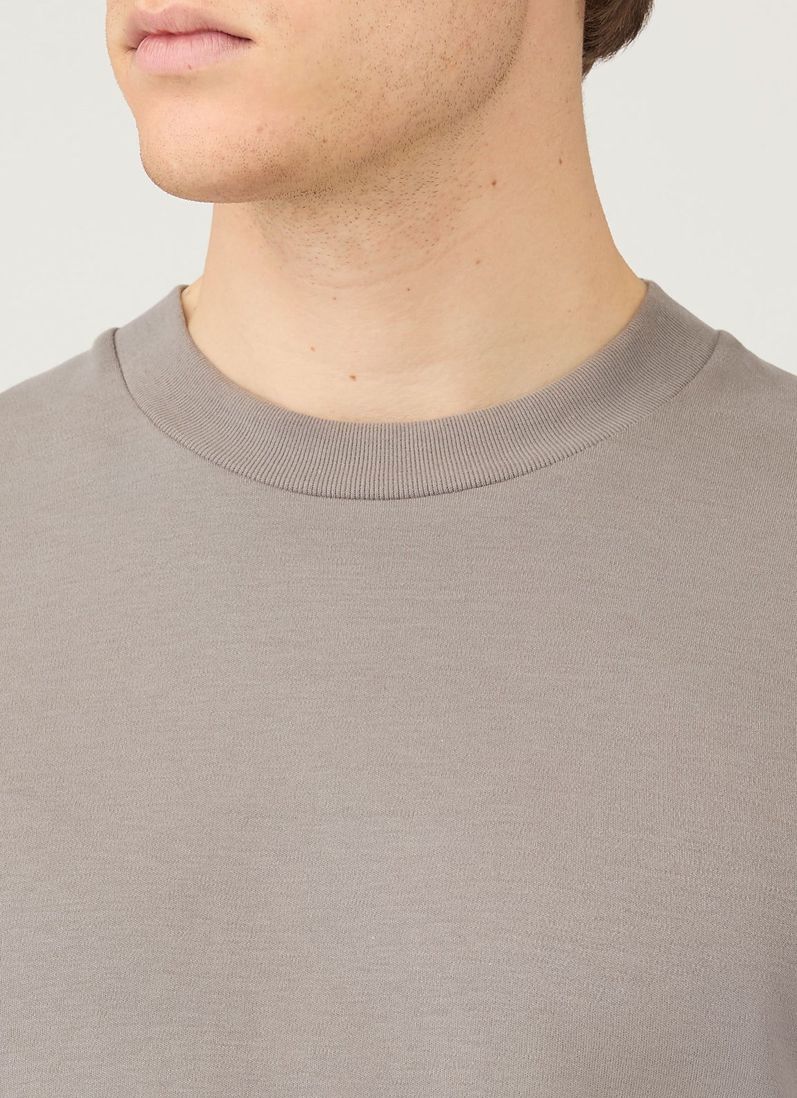 Men's Long Sleeve Heavyweight T-shirt in Iron Grey