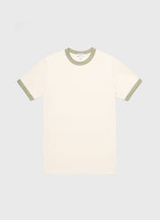 Men's Classic Ringer T-shirt in Pale Khaki