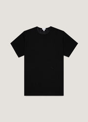 Men's Cellular Cotton Underwear T-shirt in Black