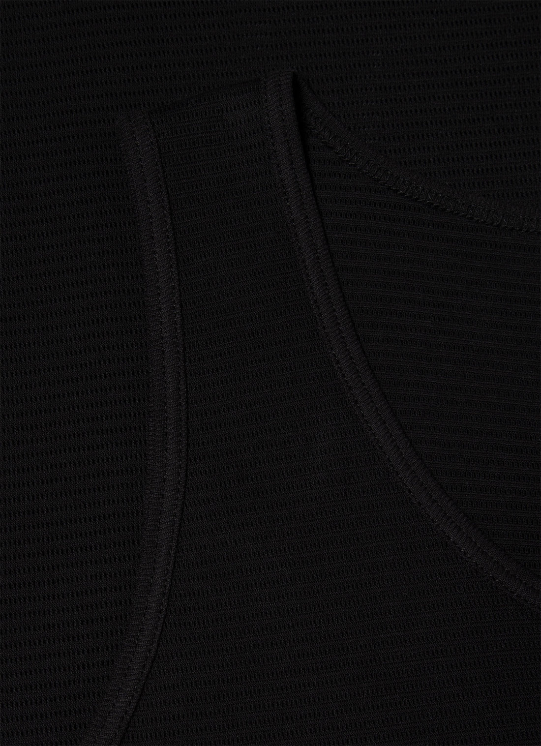 Men's Cellular Cotton Underwear Vest in Black