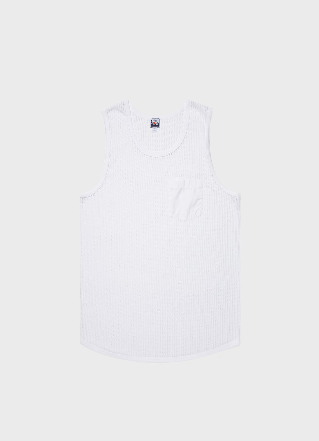 Men's Sunspel x Nigel Cabourn Mesh Vest in White
