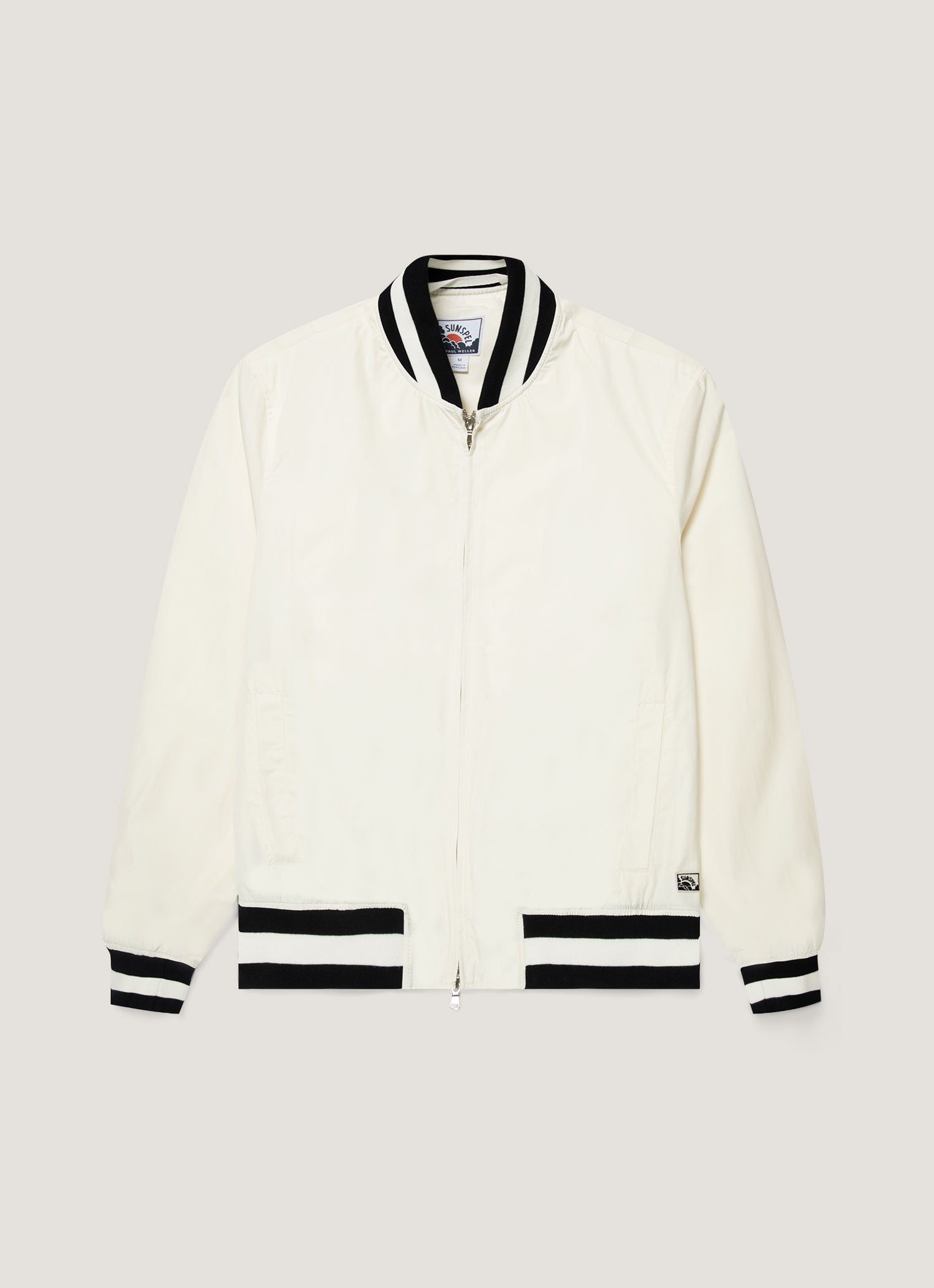 Men's Sunspel x Paul Weller Monkey Jacket in White | Sunspel