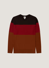 Men's Sunspel x Paul Weller Jumper in Dark Brown