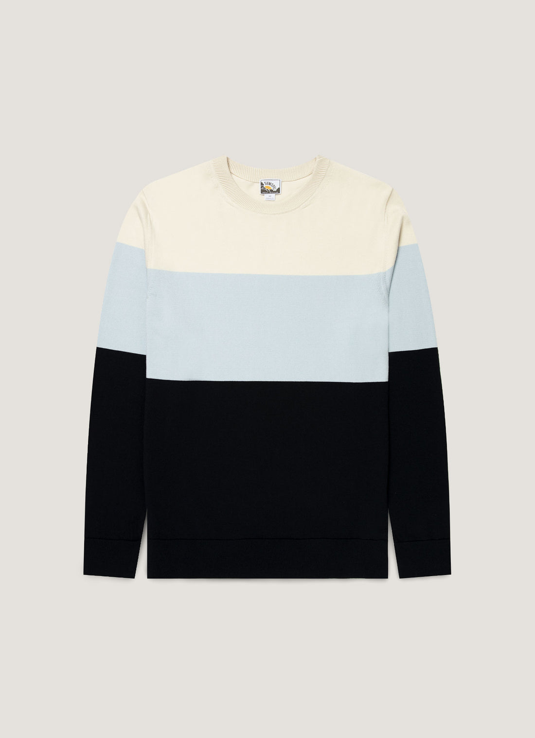 Men's Sunspel x Paul Weller Jumper in Vintage Blue