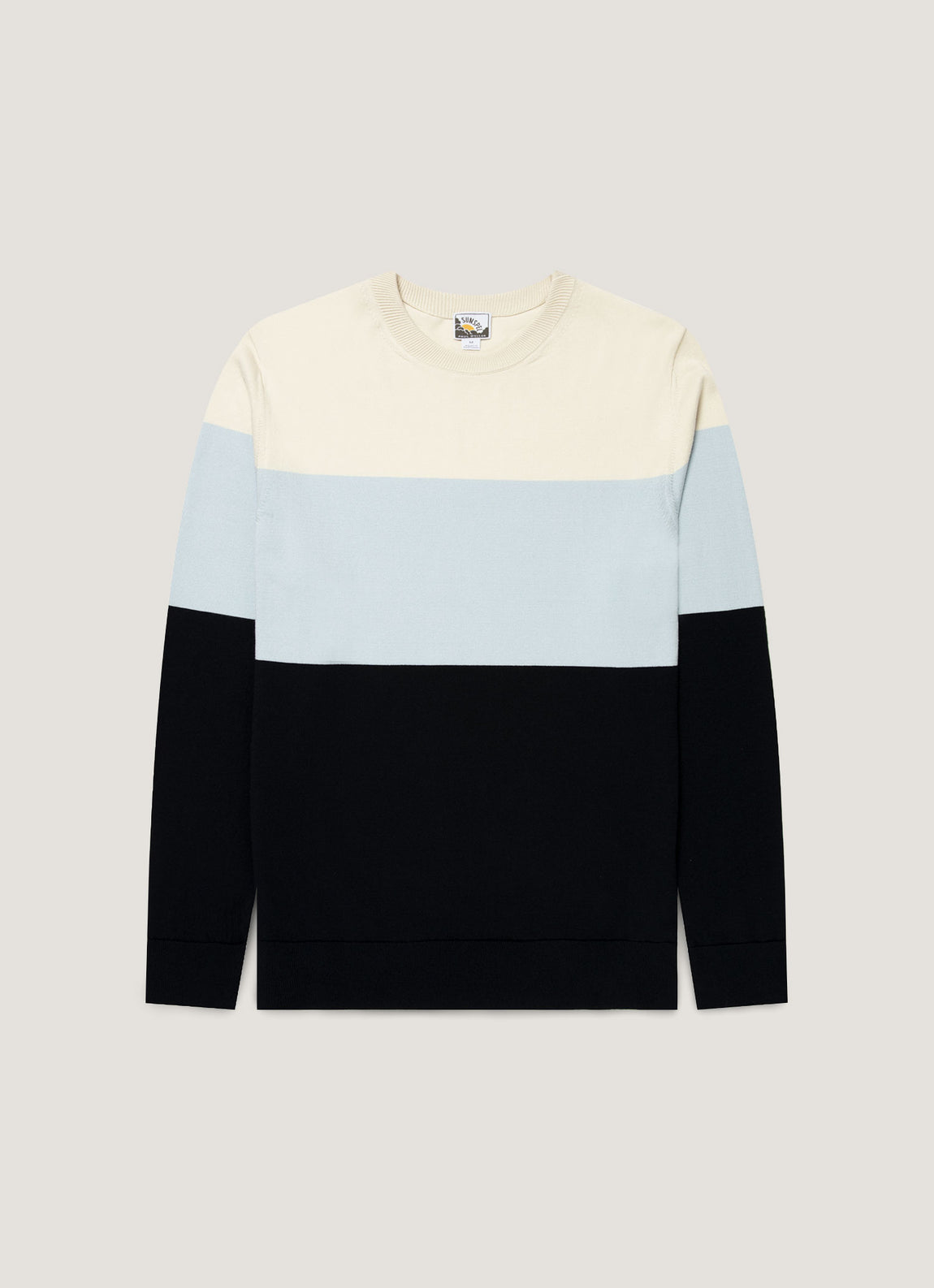 Men's Sunspel x Paul Weller Jumper in Vintage Blue