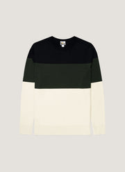 Men's Sunspel x Paul Weller Jumper in Forest