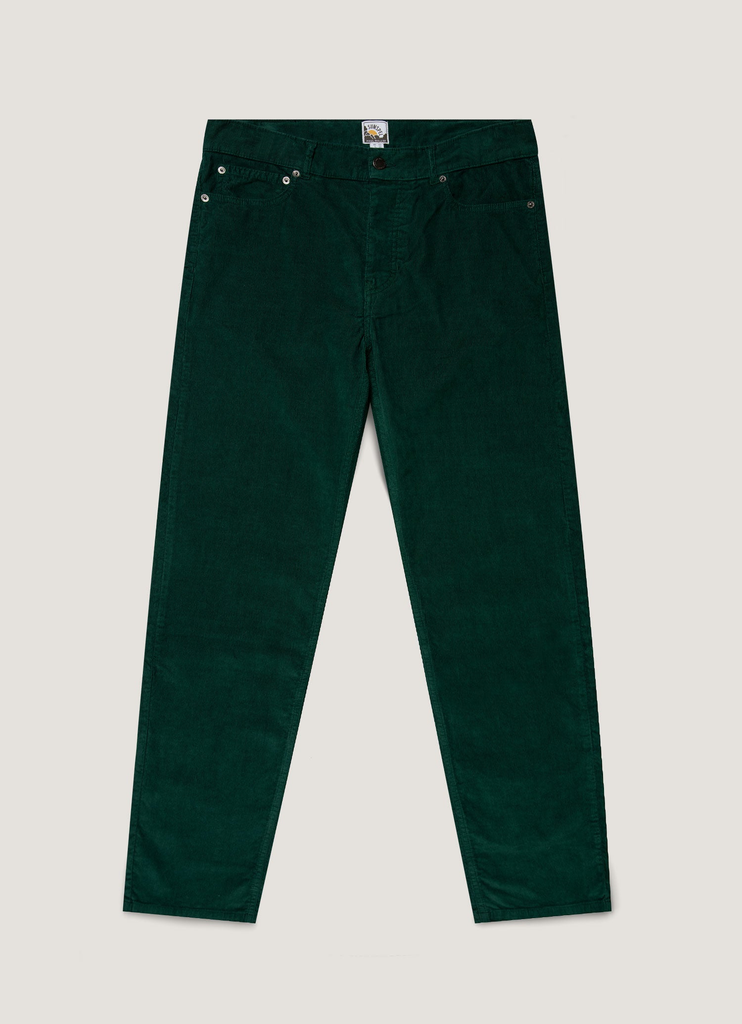 Men's Sunspel x Paul Weller Corduroy Trouser in Forest