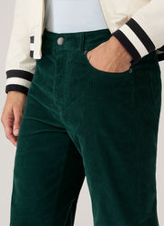 Men's Sunspel x Paul Weller Corduroy Trouser in Forest