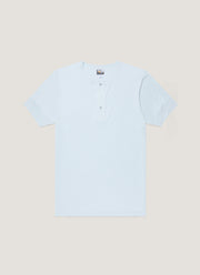 Men's Sunspel x Paul Weller Henley in Ice Blue