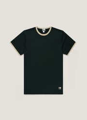 Men's Sunspel x Paul Weller Ringer T-shirt in Forest