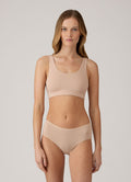 Women's Tencel™ Scoop Bralette in Beige