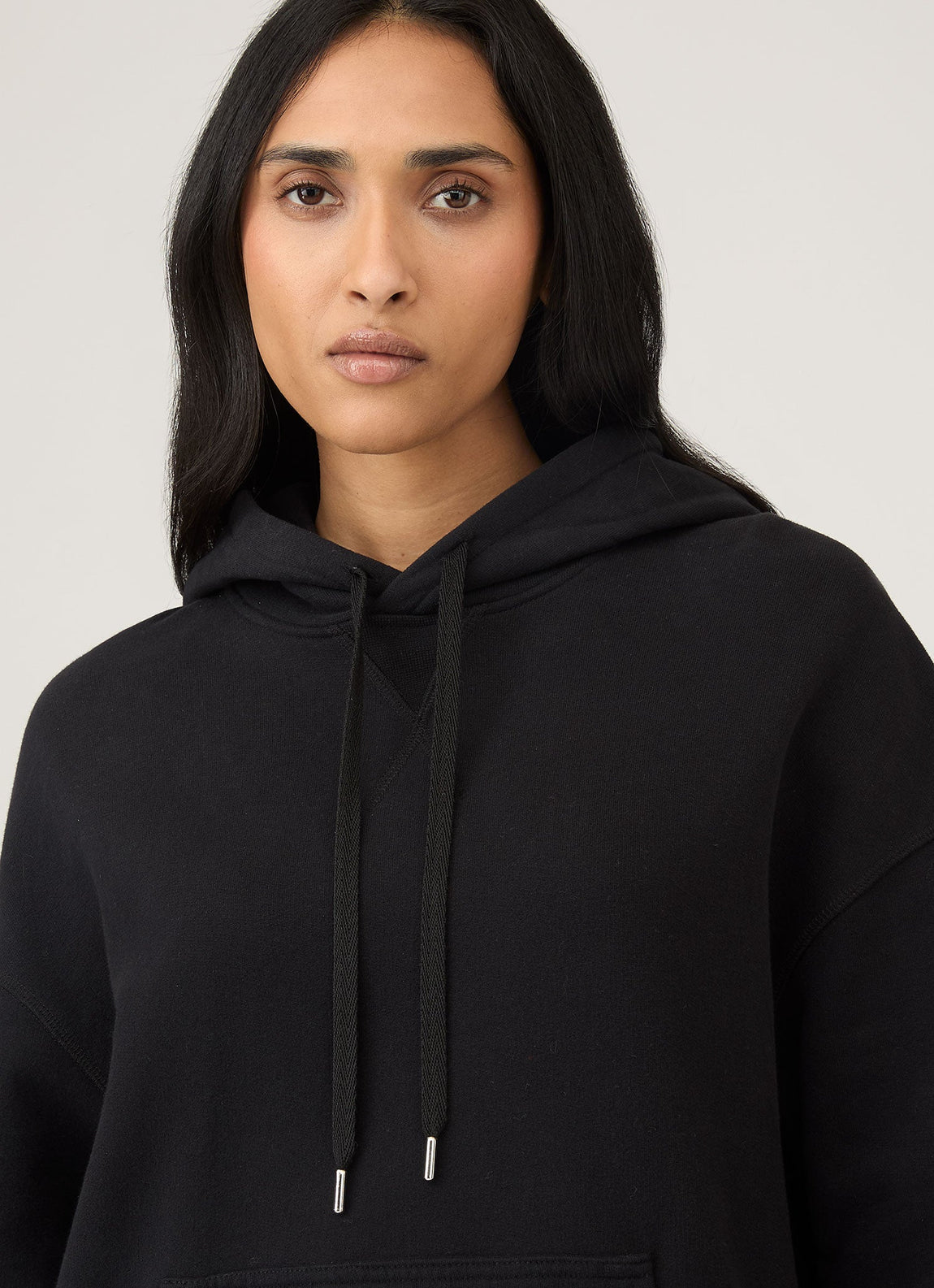 Women's Loopback Hoodie in Black