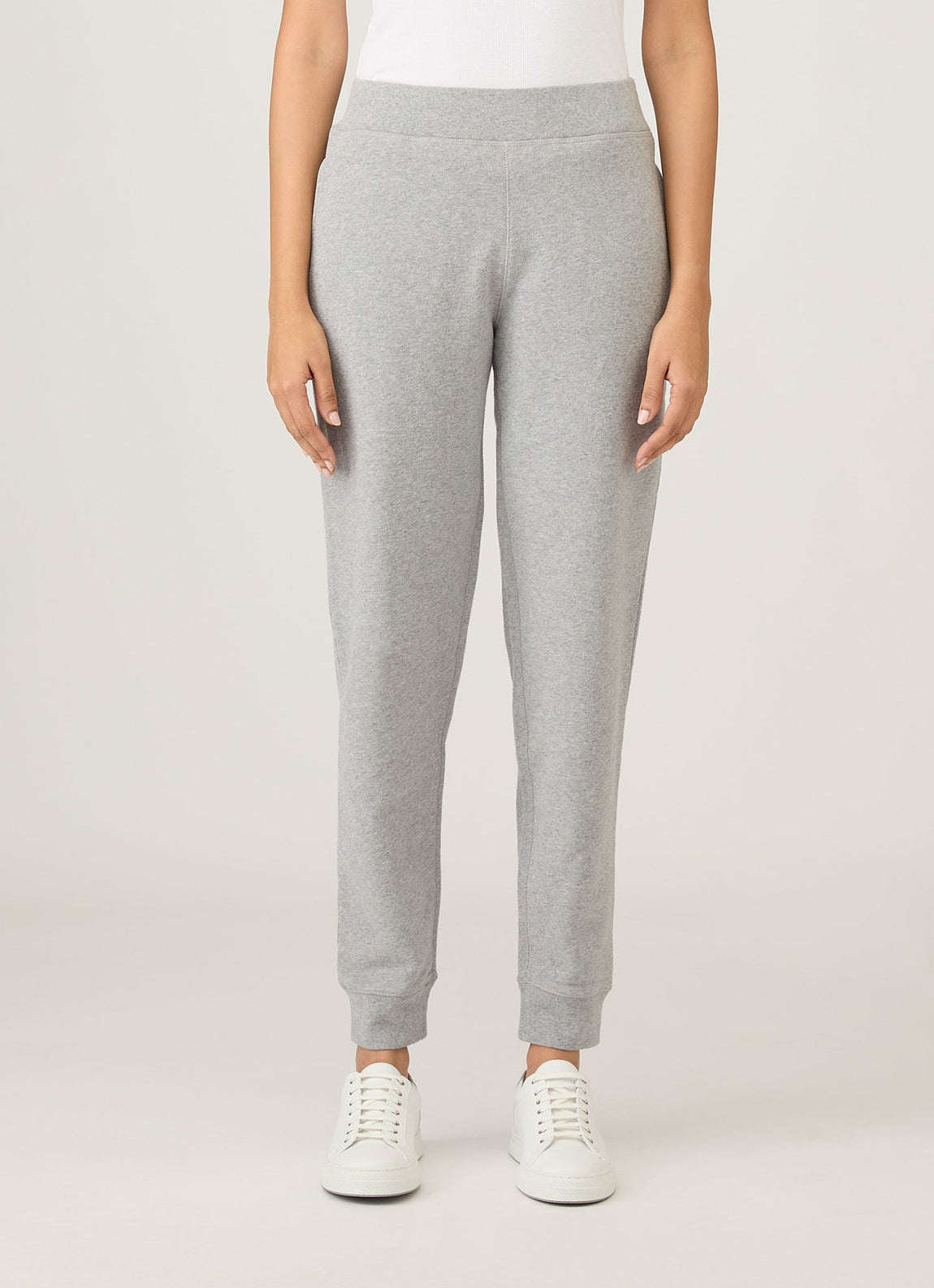 Women's Relaxed Sweatpants in Grey Melange