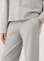 Women's Relaxed Sweatpants in Grey Melange